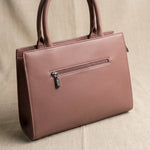 The Amour Box Satchel | Dusty Mauve & Silver