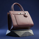 The Amour Box Satchel | Dusty Mauve & Silver